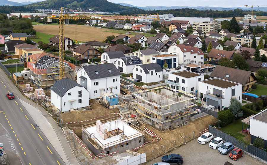 Baustellenfoto Mägenwil